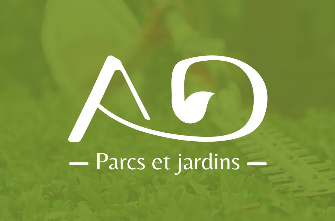 Logo et identité visuelle AD Parcs et Jardins créés par Doox Studio